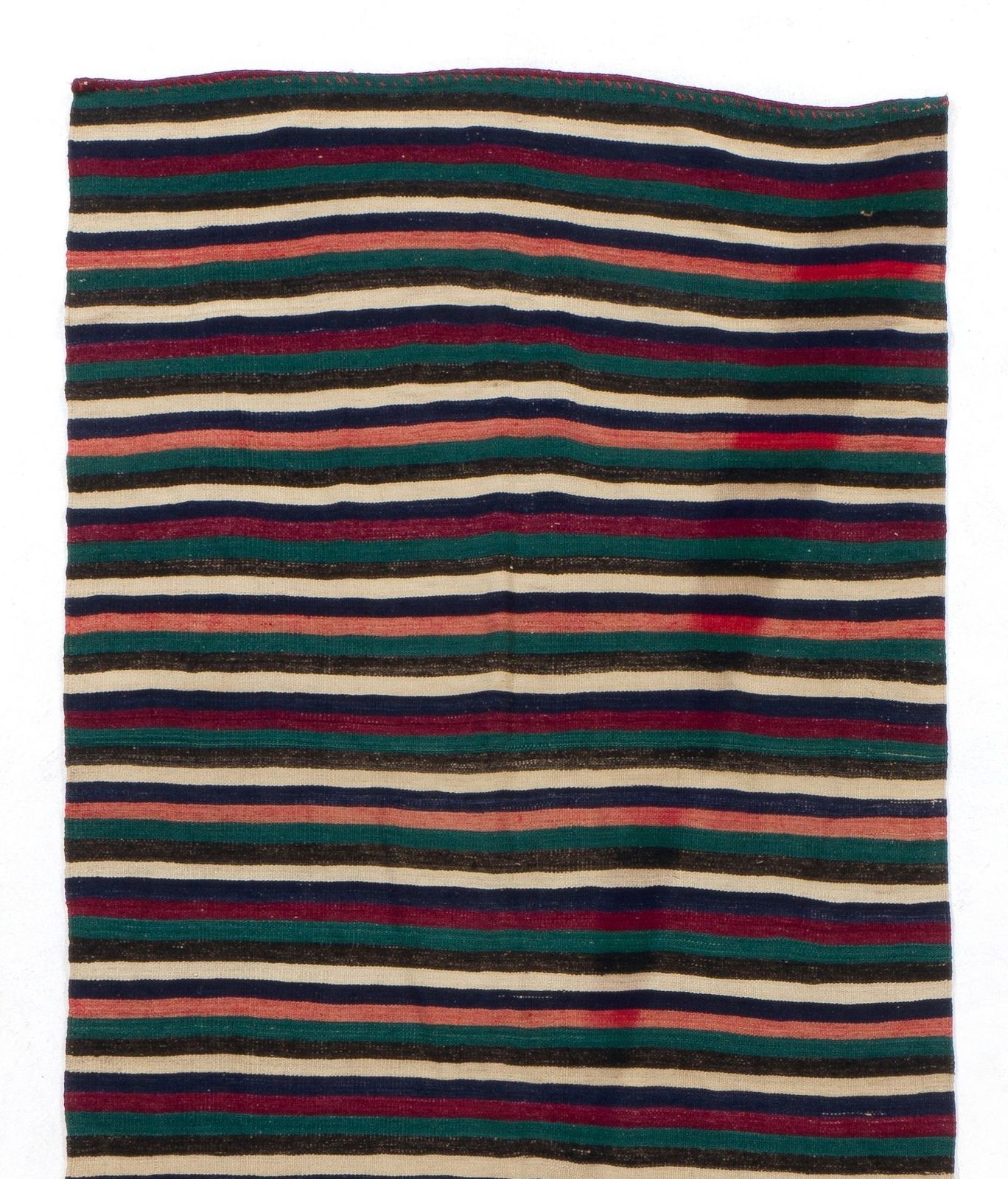 4.7x11.8 Ft Vintage Handmade Turkish Kilim, 100% Wool, Flat Weave Runner Rug photo furniture