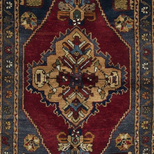 23x40 In Traditional Vintage Handmade Turkish Accent Rug Made Of Wool photo 278.0