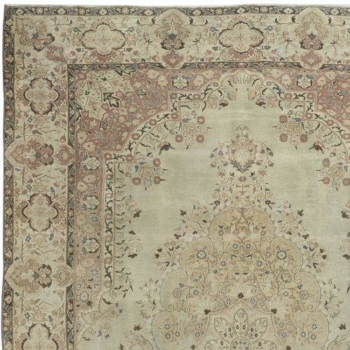7x10.2 Ft One Of A Kind Vintage Area Rug. Rustic Handmade Sun Faded Carpet photo Textiles