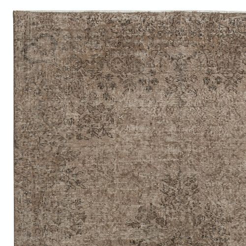 5x8.7 Ft Contemporary Wool Area Rug In Brown. Hand Knotted In Turkey photo Textiles