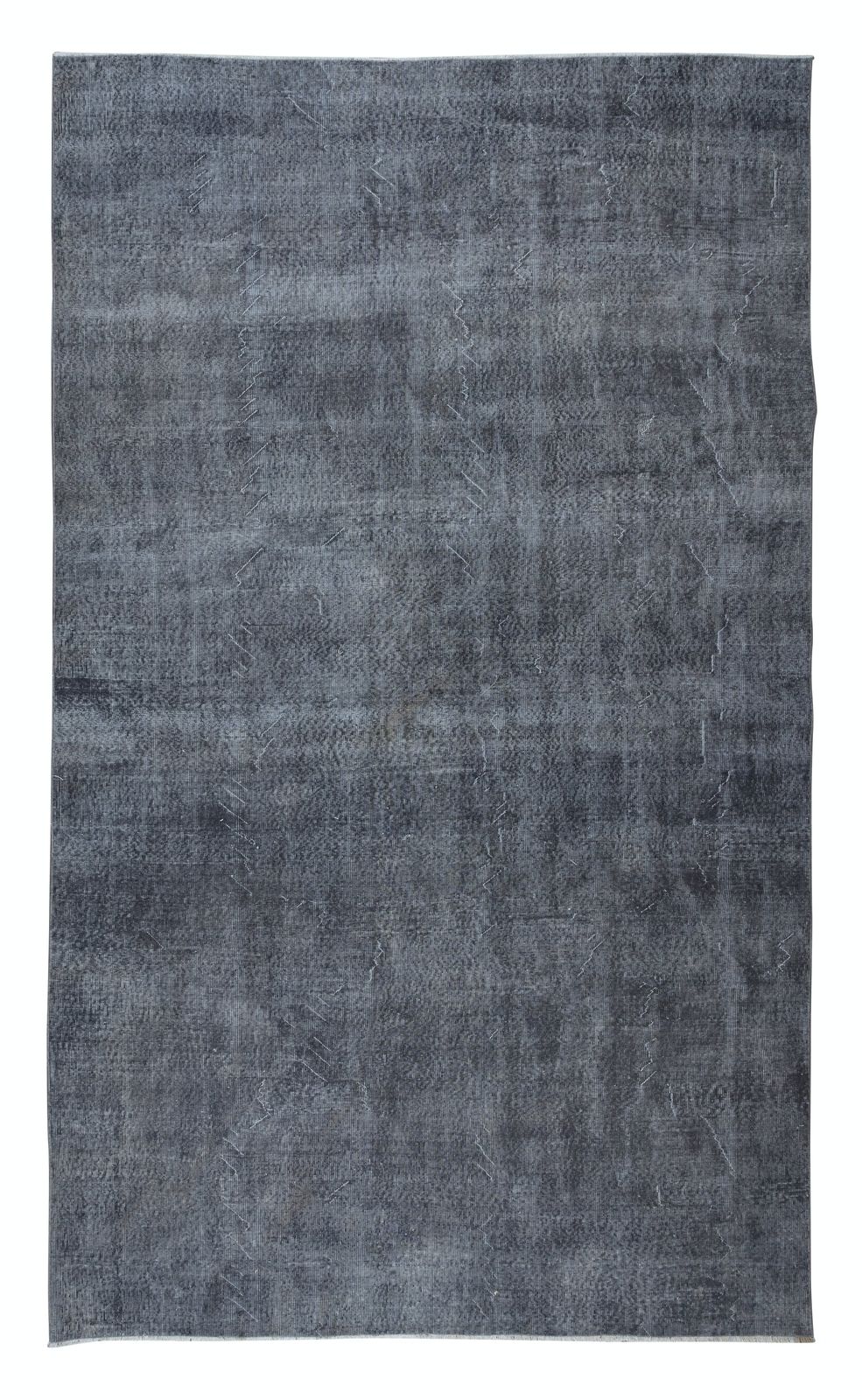 7.5x12.4 Ft Handmade Turkish Large Area Rug In Gray, Ideal For Modern Interiors