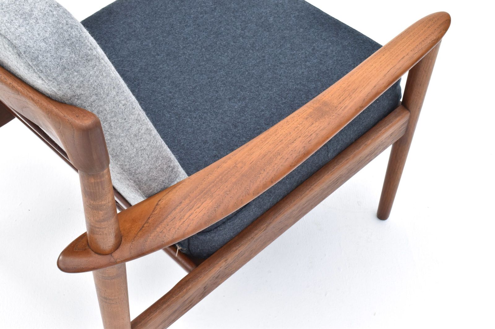 photo vinterior Grete Jalk Model Pj56 Teak Lounge Chair For Poul Jeppesen