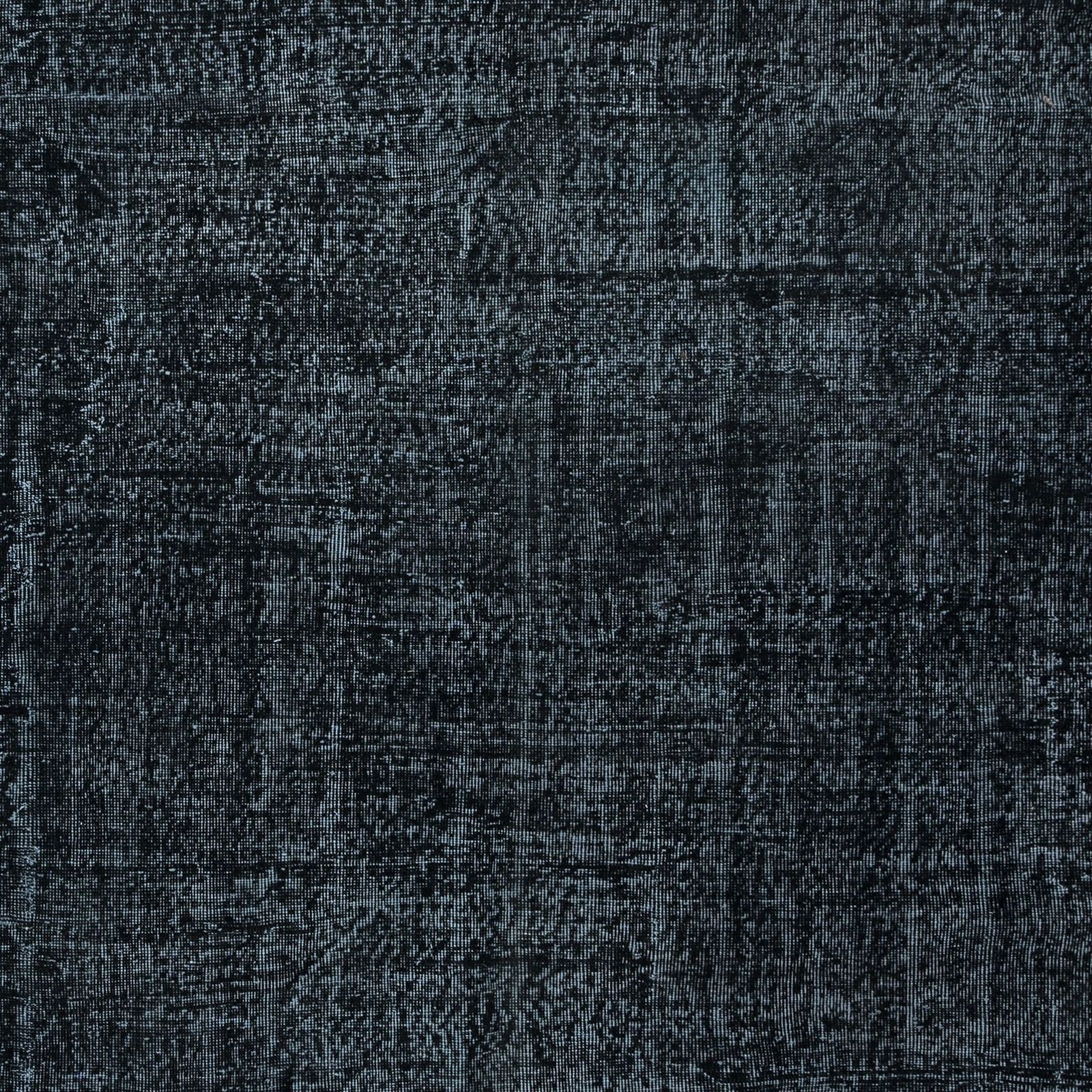7x10.2 Ft Modern Black Area Rug, Handwoven And Handknotted In Isparta, Turkey photo 668.0