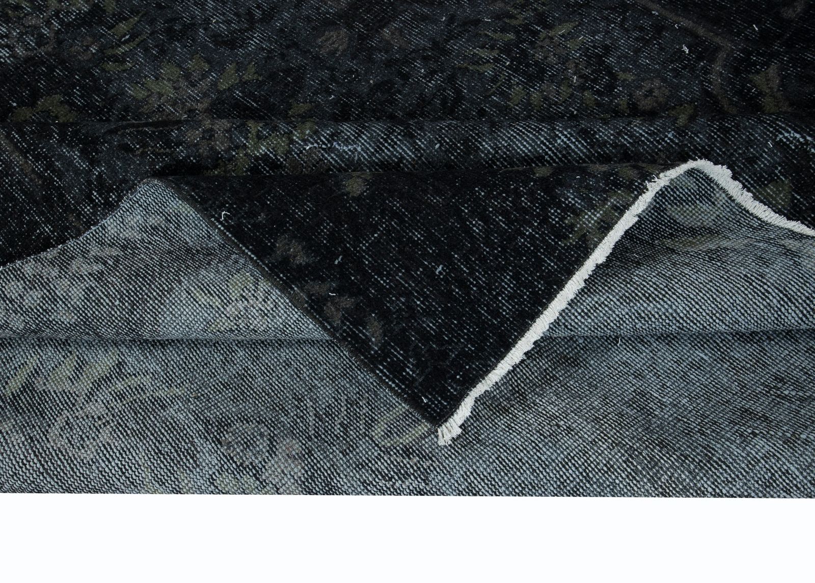 5.5x8.8 Ft Home Decor Carpet In Gray & Black, Modern Handmade Turkish Rug photo for sale