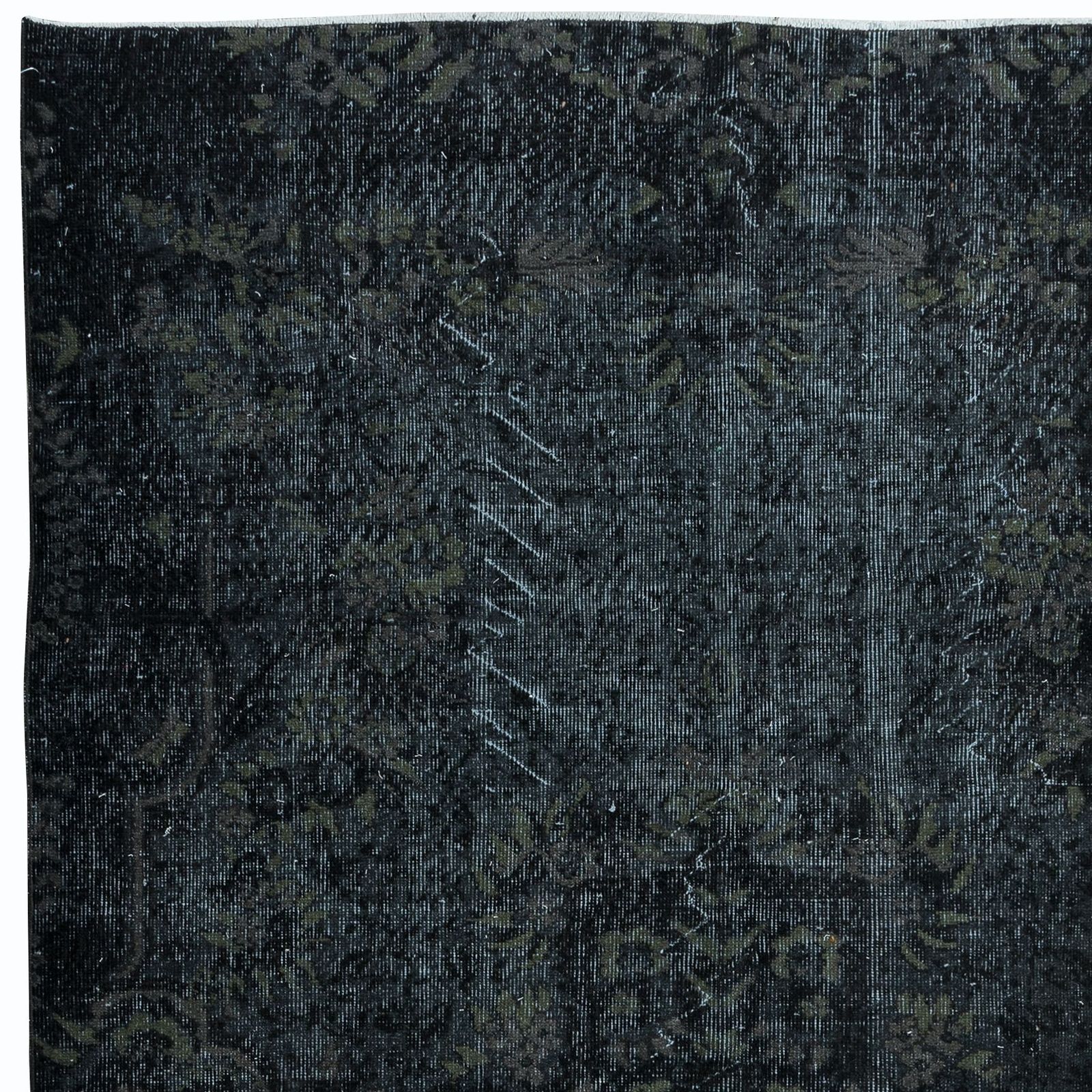 5.5x8.8 Ft Home Decor Carpet In Gray & Black, Modern Handmade Turkish Rug photo Textiles