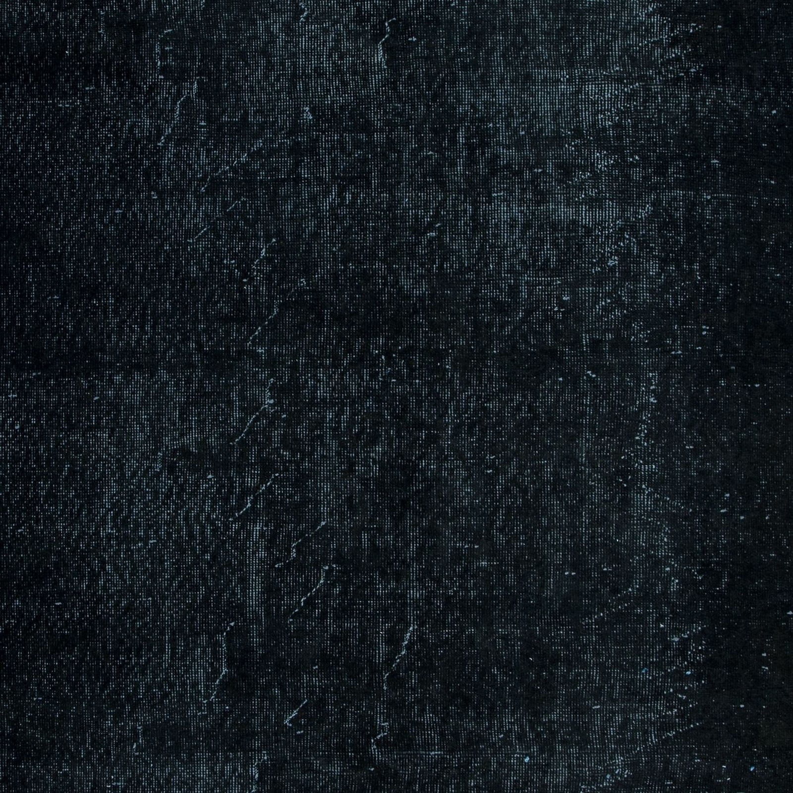 5.7x9.8 Ft Modern Anatolian Area Rug In Black, Handmade Wool Carpet photo 382.0