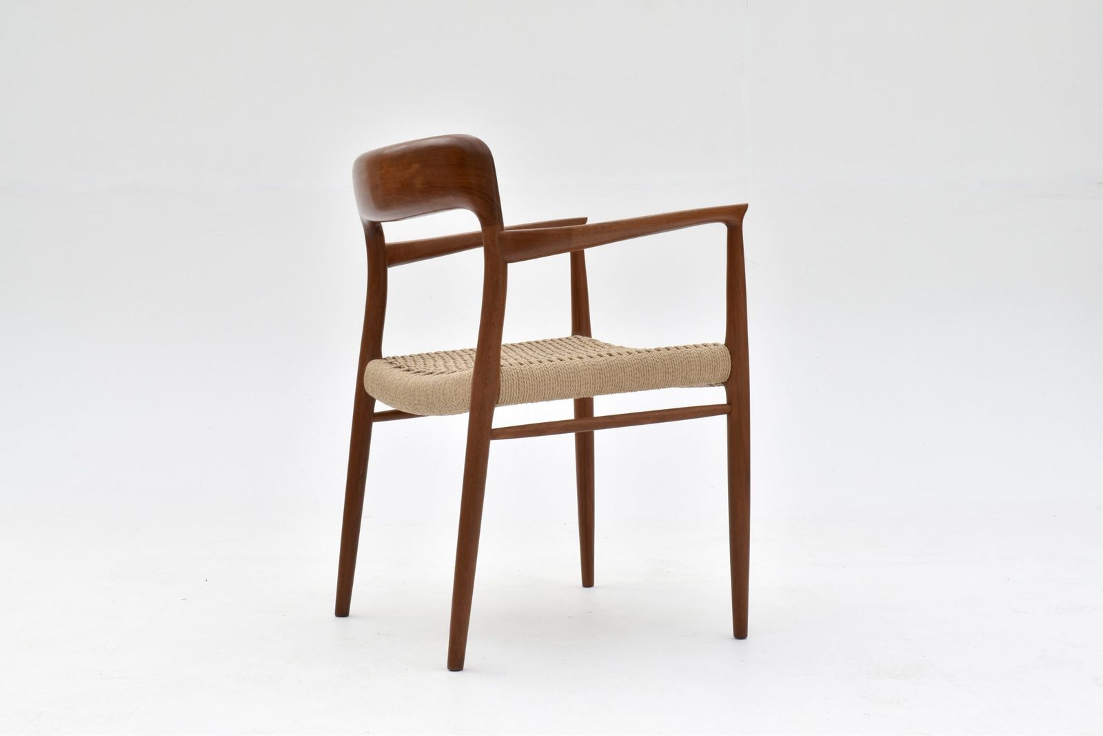 1150.0 Niels Moller Model 56 Teak Armchair For J.L Møllers Møbelfabrik photo