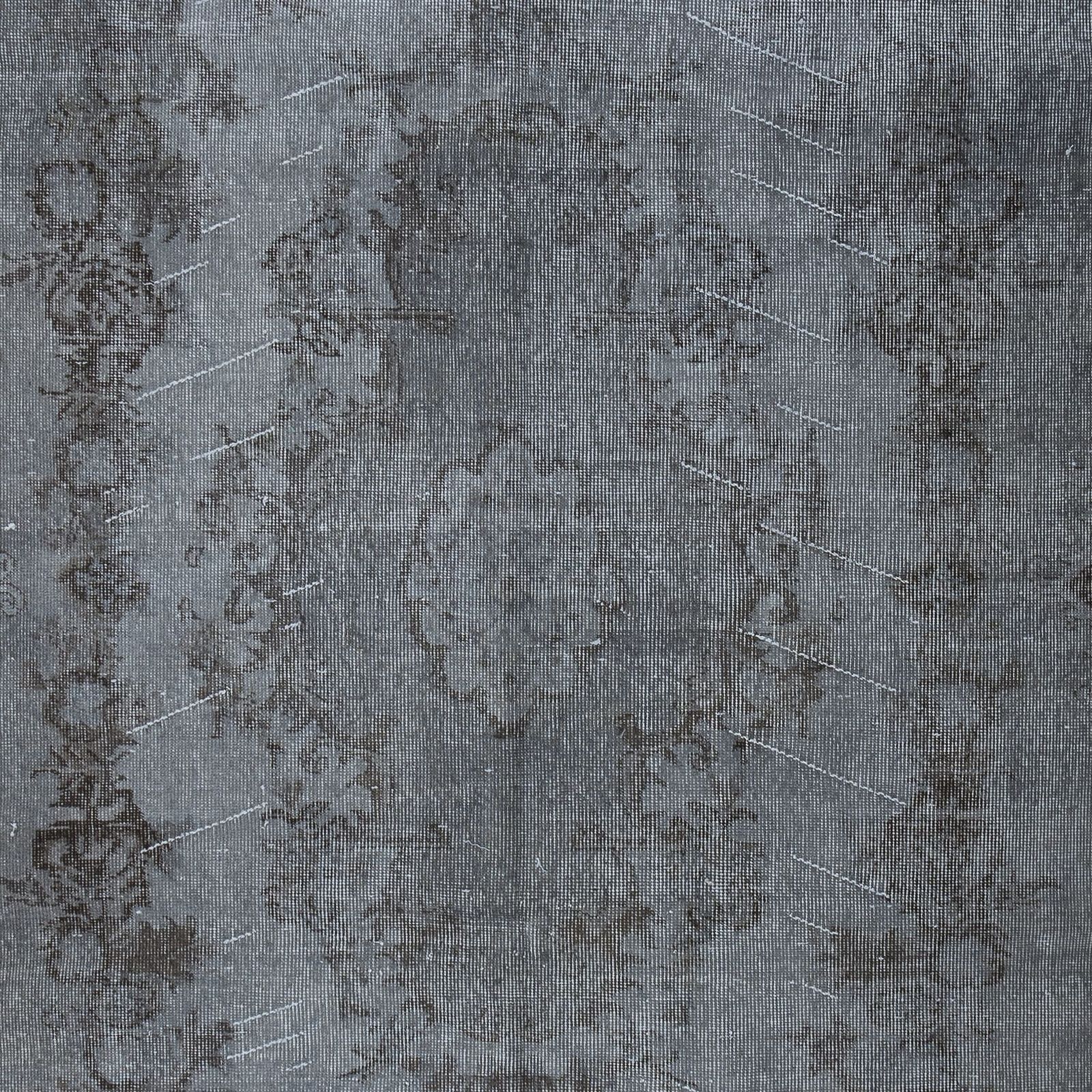 5.5x9.8 Ft Contemporary Overdyed Hand Knotted Wool Grey Area Rug From Turkey photo 365.0