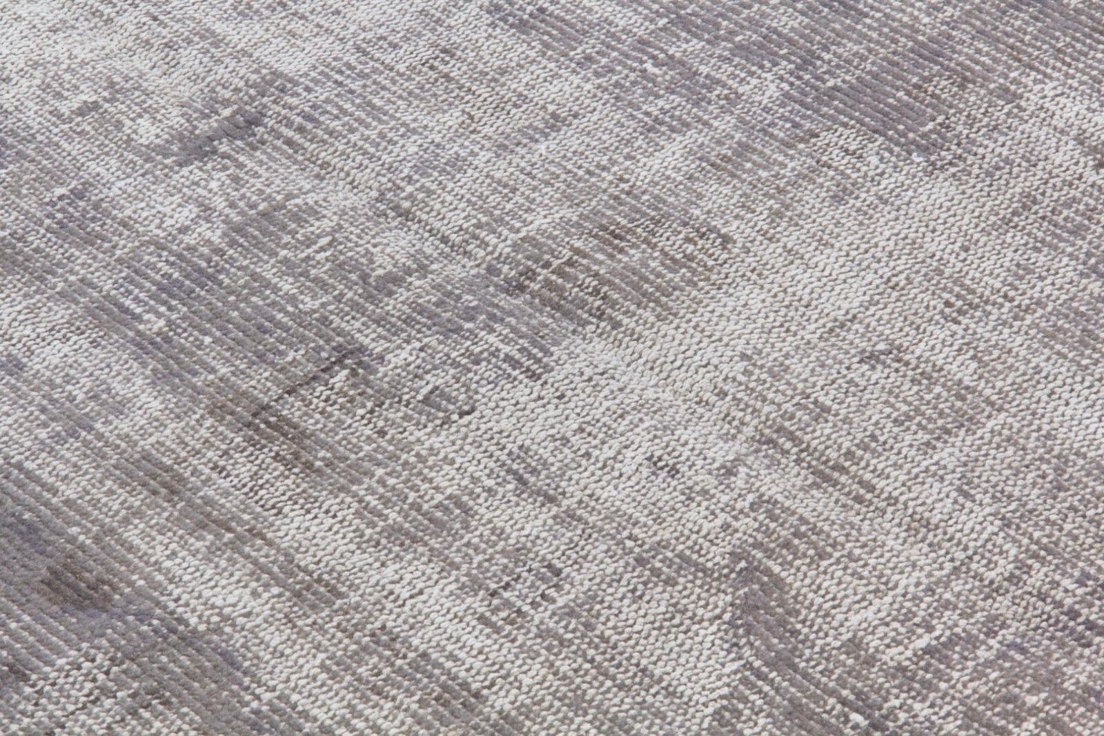 6x8.9 Ft Distressed Vintage Area Rug Overdyed In Gray, Handknotted In Turkey photo for sale