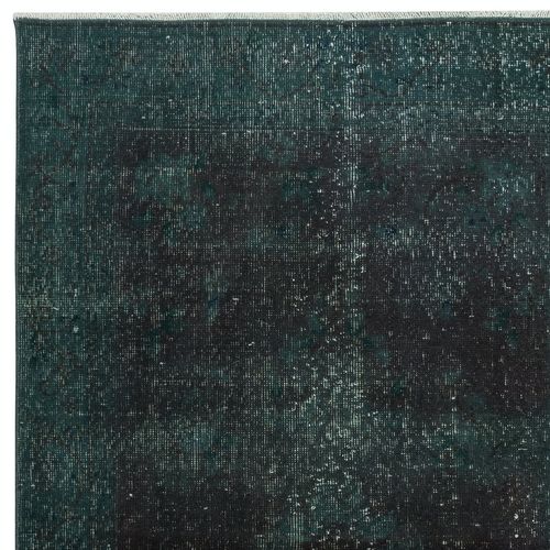 3.7x7 Ft Contemporary Accent Rug In Dark Green. Hand Knotted In Turkey photo Textiles