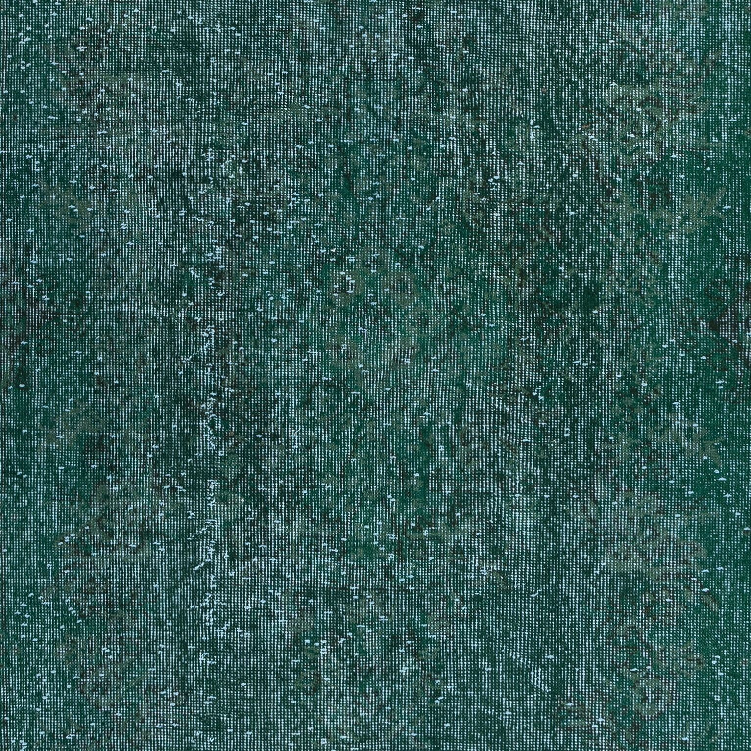 3.8x7 Ft Vintage Green Accent Rug, Handwoven And Handknotted In Turkey photo 226.0