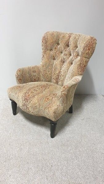 Stunning Vintage Upholstered Armchair 1920s