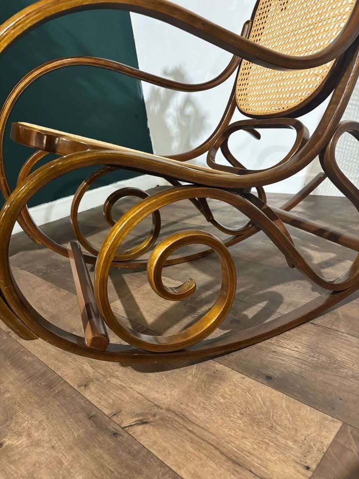 Vintage Reproduction Bentwood Style Rocking Chair photo for sale