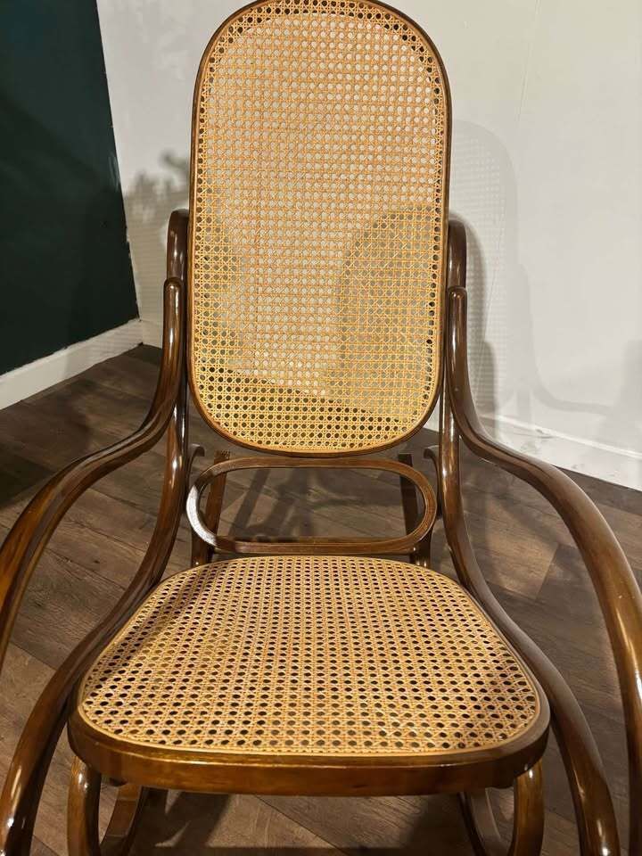 Vintage Reproduction Bentwood Style Rocking Chair photo vinterior