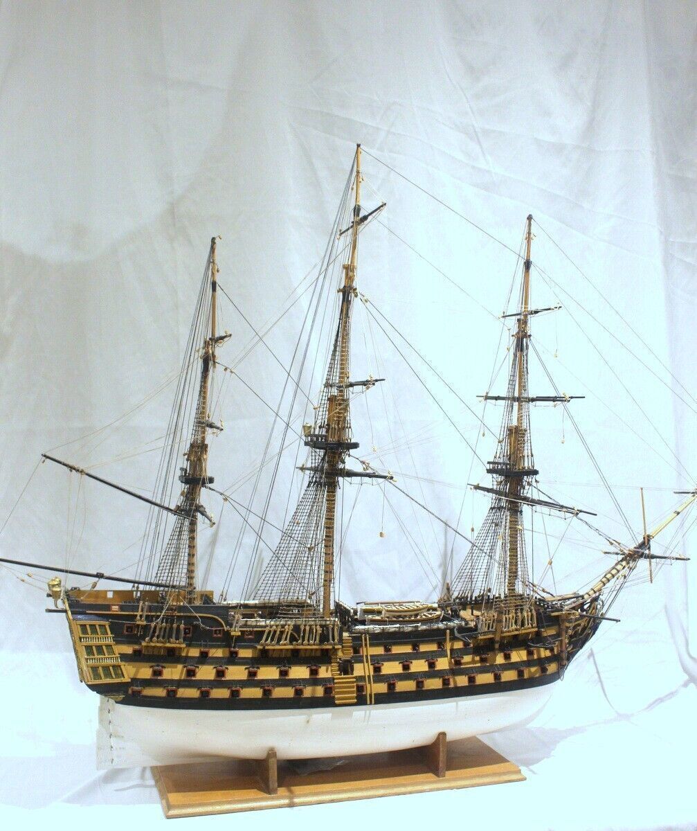Lego Professional Wood Model Ship Boat Hms Victory Handmade