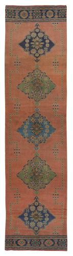 3x11.7 Ft 1960s Runner Rug For Kitchen. Handmade Hallway Rug. Turkish Stair Rug