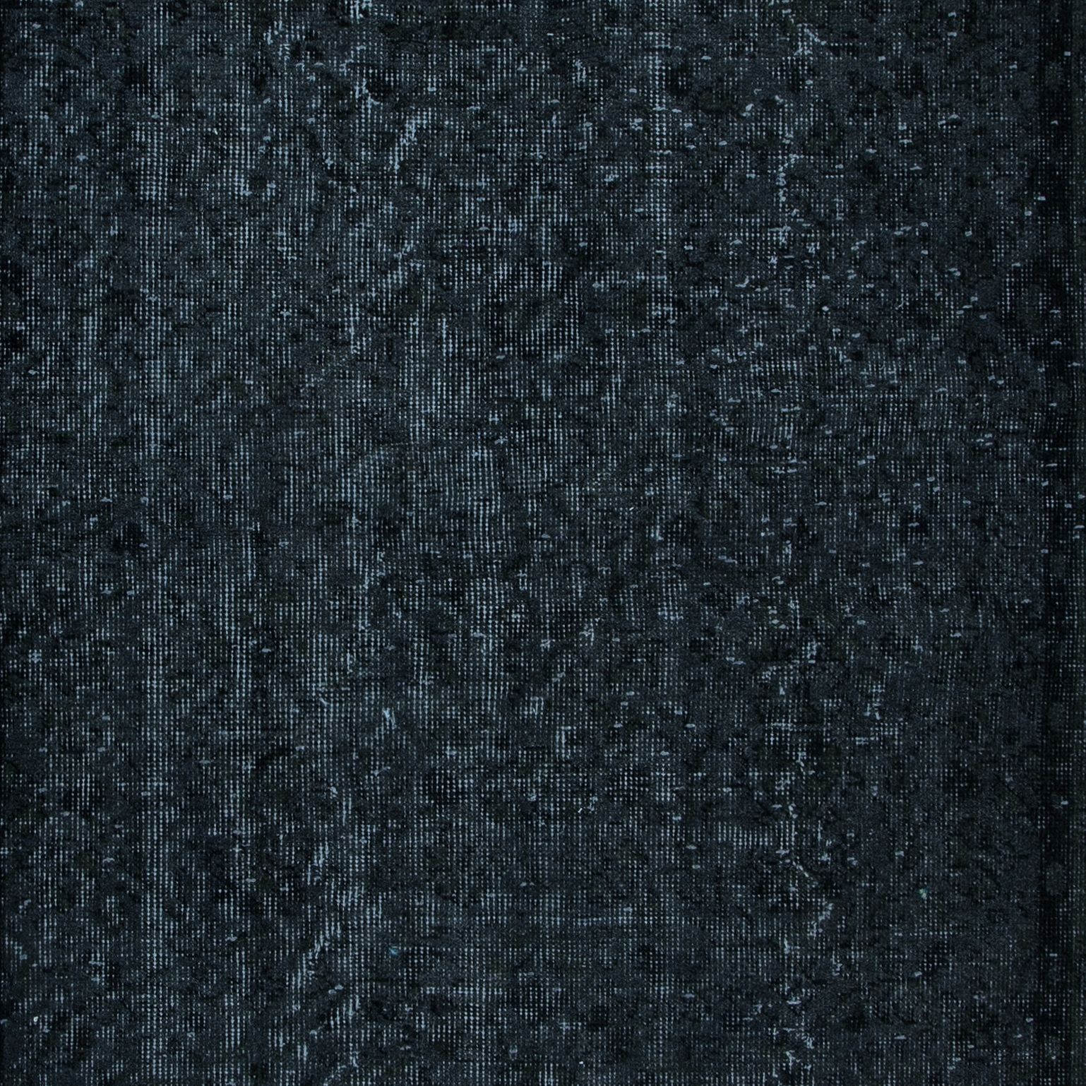 3.6x6.4 Ft Handmade Area Rug With In Black Colors, Contemporary Turkish Carpet photo 195.0