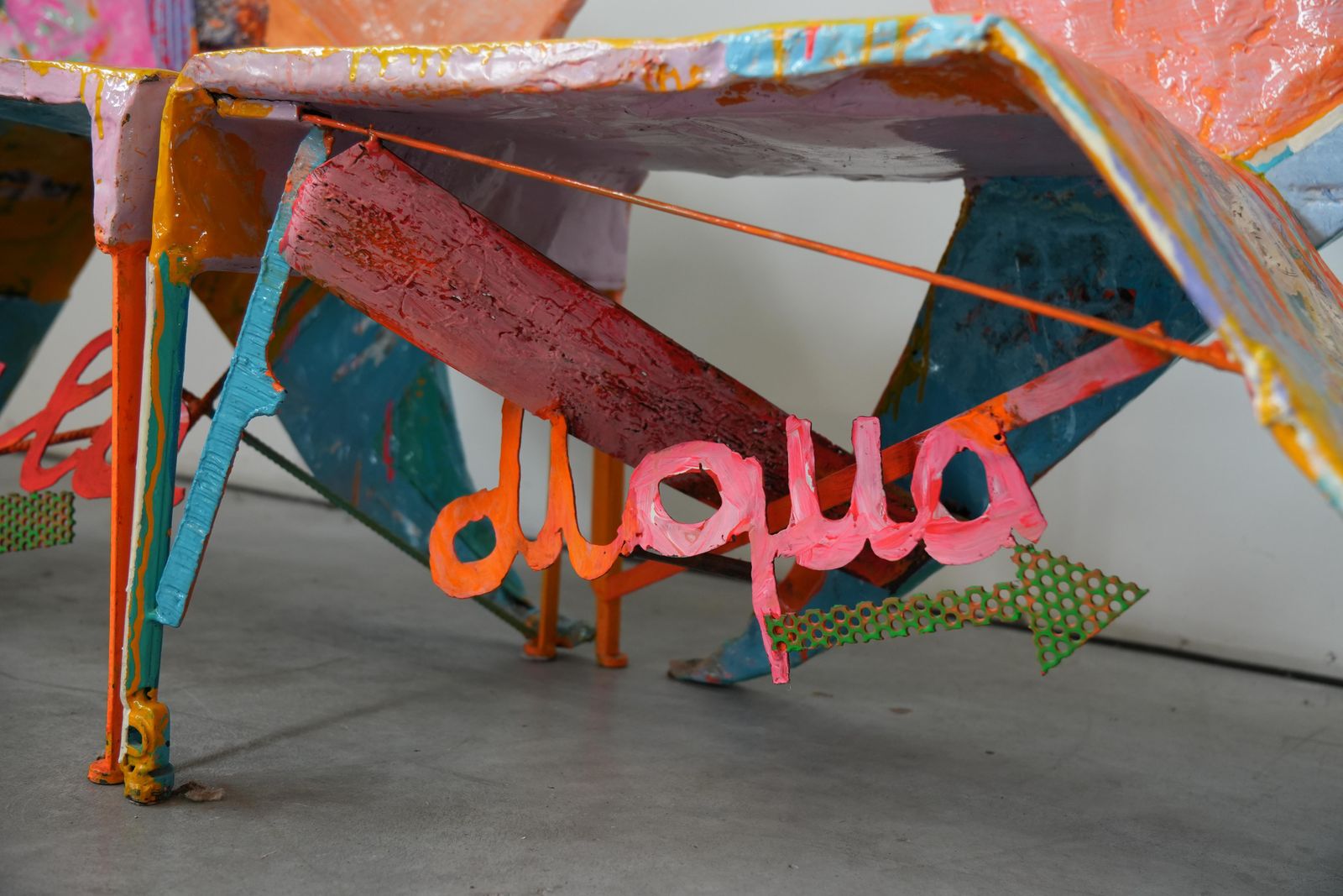 Guido Coletti Sculptural Modular Chairs (1995)   Heart Shaped Abstract Collage photo Furniture