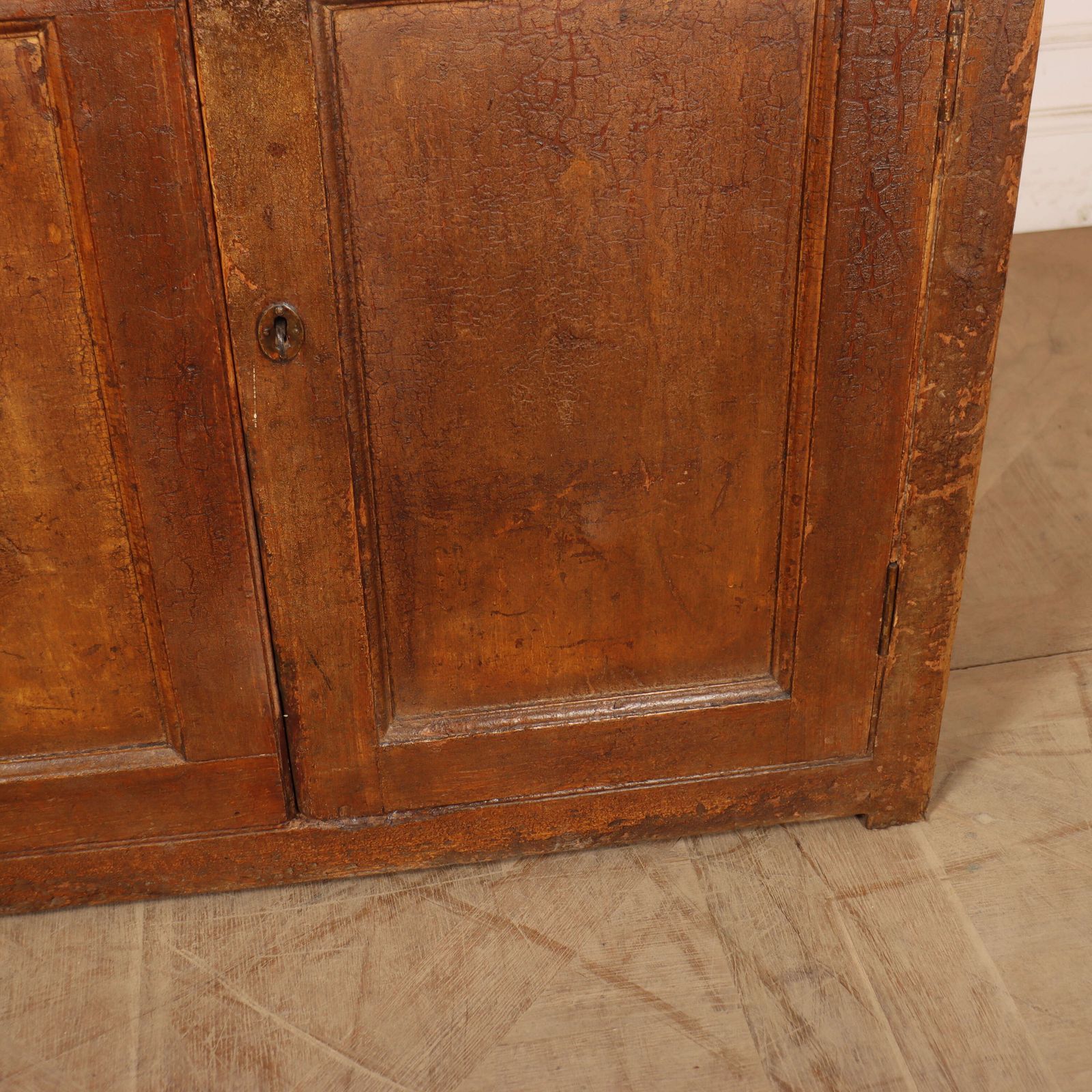 Original Painted Scottish Dresser Base photo vintage