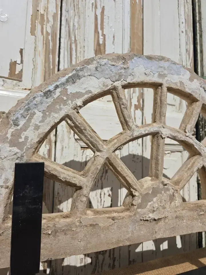 Antique Architectural Carved Stone Panel Jhali Window Fanlight Home Garden Decor photo buy