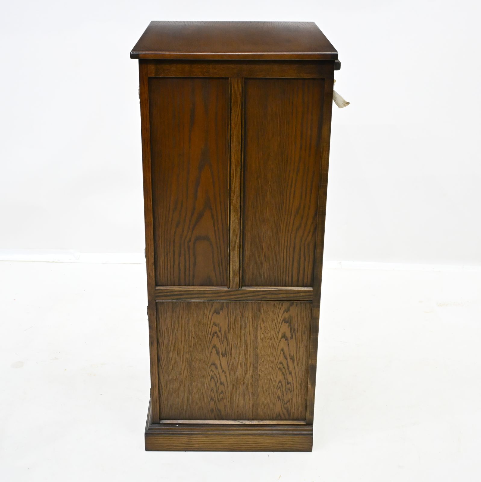 Old Charm Hi Fi/Record Cabinet 2 Adjustable Shelves Light Oak Free Uk Delivery* photo vinterior