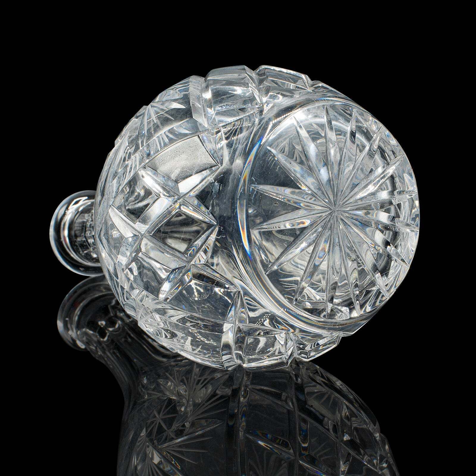 photo furniture Vintage Liqueur Decanter, English, Cut Crystal Glass, Mid 20th Century, C.1960
