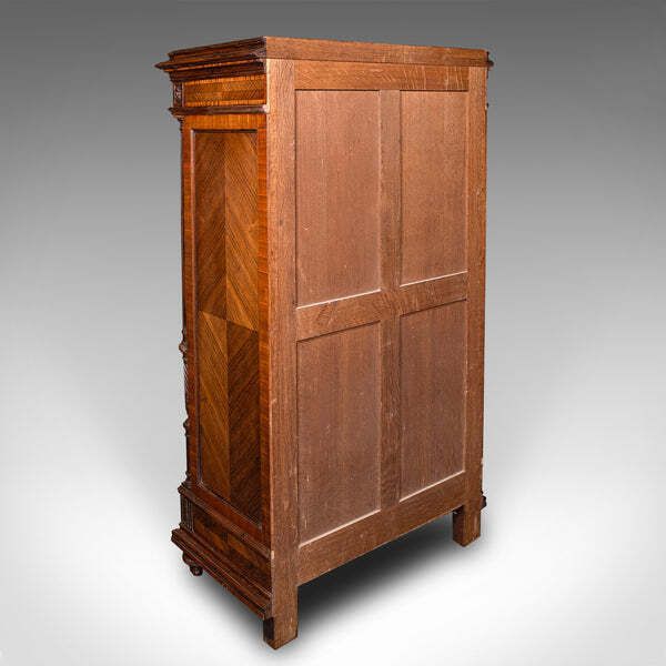 Antique Tallboy Correspondence Desk, French, Kingwood, Escritoire, Victorian photo 8100.0