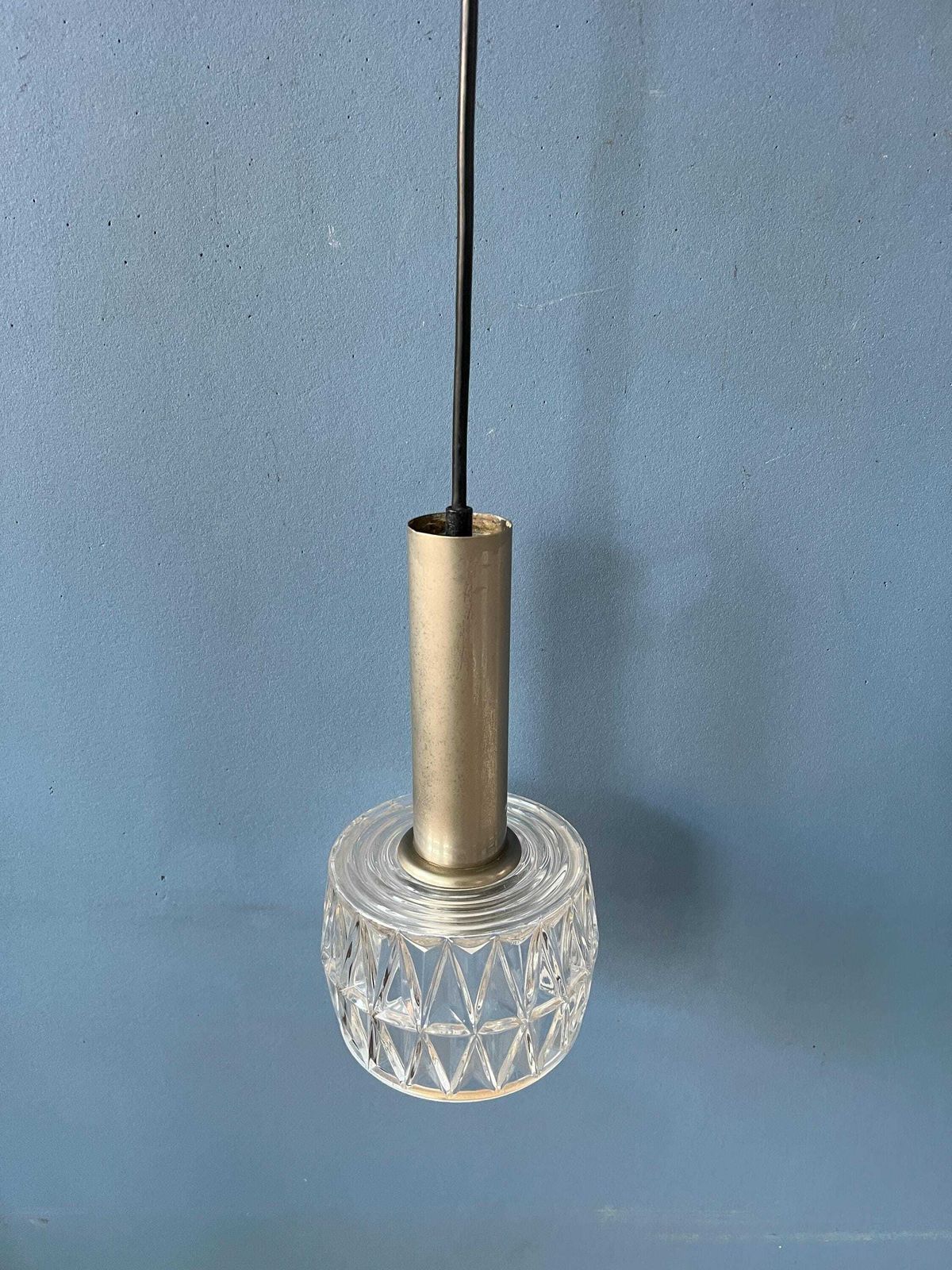 Mid Century Kristalglazen Hanglamp photo buy