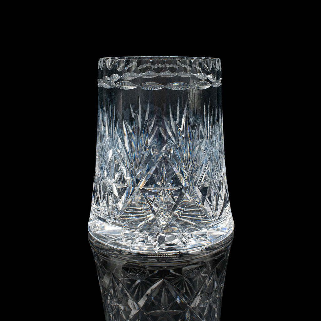 Antique Bottle Keeper, English, Cut Crystal Glass, Coaster, Edwardian, C.1910 photo furniture