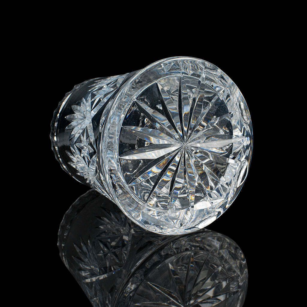 Antique Bottle Keeper, English, Cut Crystal Glass, Coaster, Edwardian, C.1910 photo buy