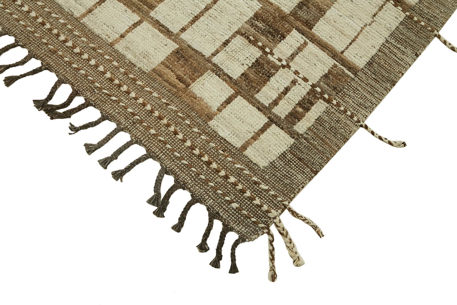 Handmade Beige Modern Tribal Rug 278 Cm X 396 Cm photo Textiles