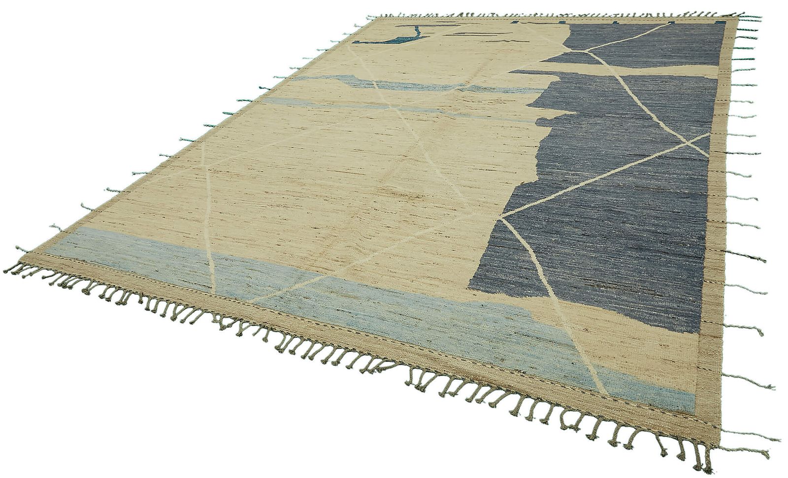 Handmade Beige Modern Tribal Rug 280 Cm X 374 Cm photo for sale