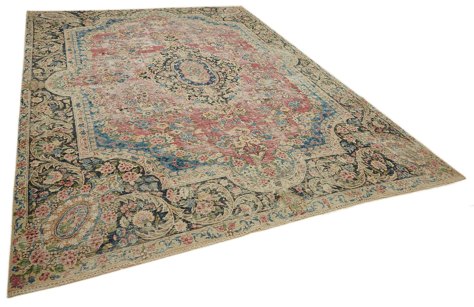 Handmade Beige Vintage Large Area Rug 292 Cm X 385 Cm photo furniture