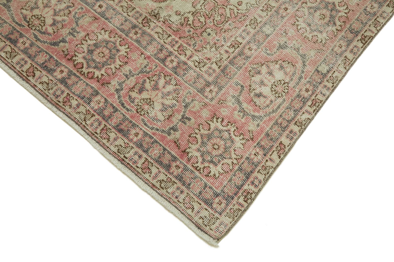 Handmade Beige Turkish Vintage Area Rug 205 Cm X 325 Cm photo Textiles