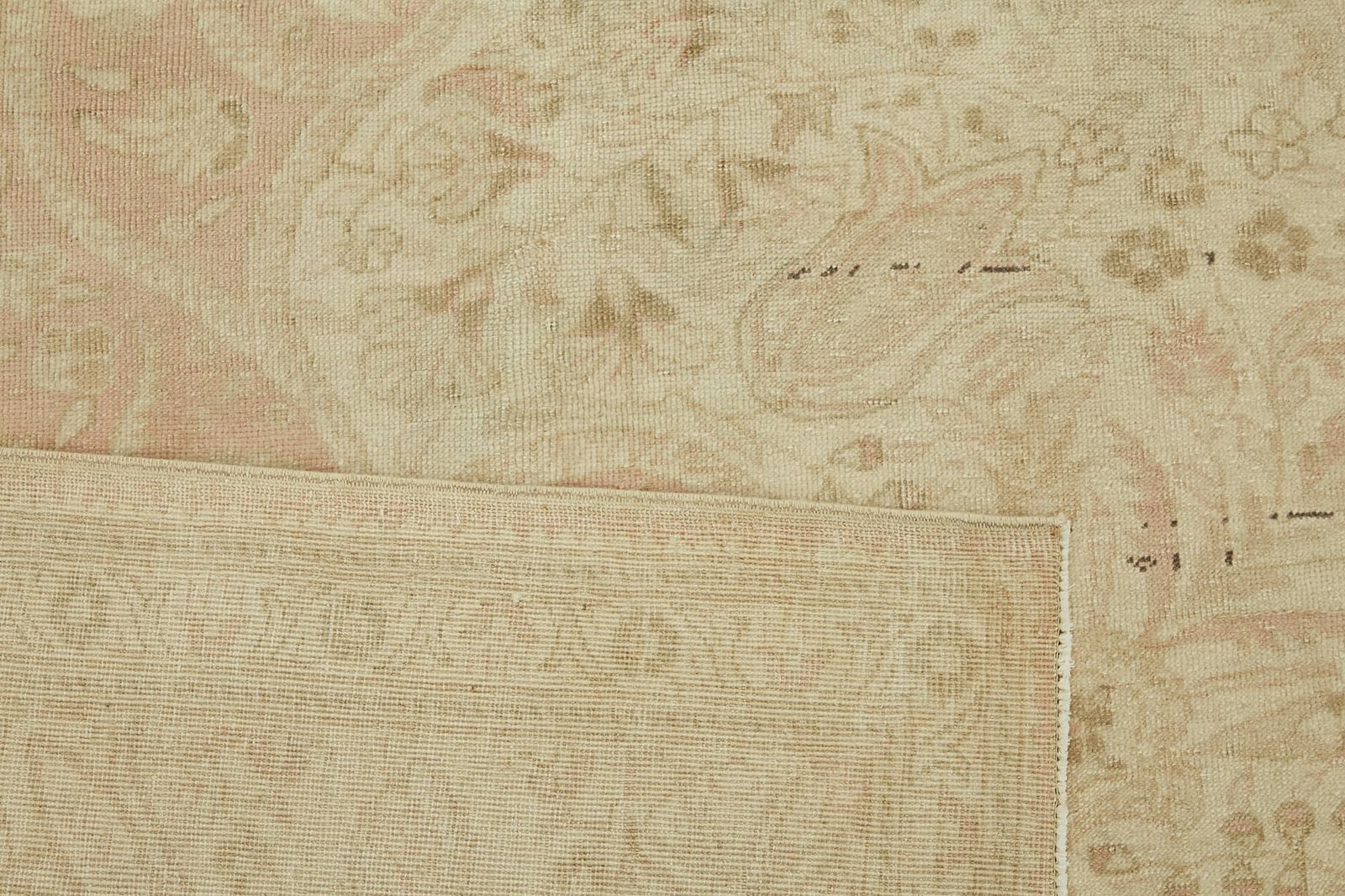 Handmade Beige Vintage Large Area Rug 254 Cm X 397 Cm photo buy