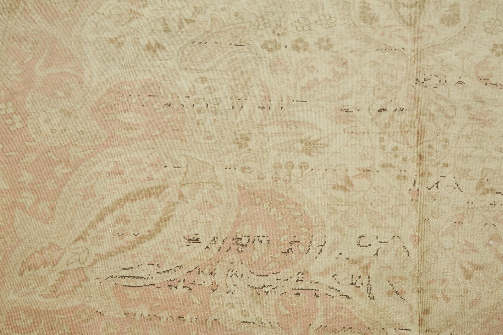 photo for sale Handmade Beige Vintage Large Area Rug 254 Cm X 397 Cm