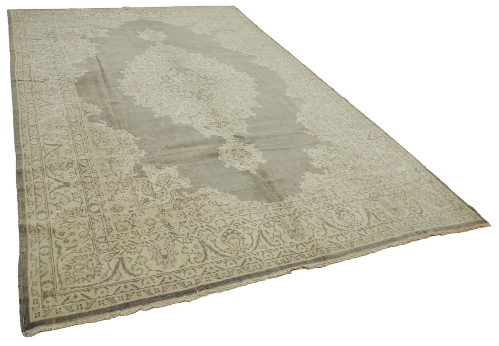 Handmade Beige Vintage Large Area Rug 258 Cm X 403 Cm photo furniture
