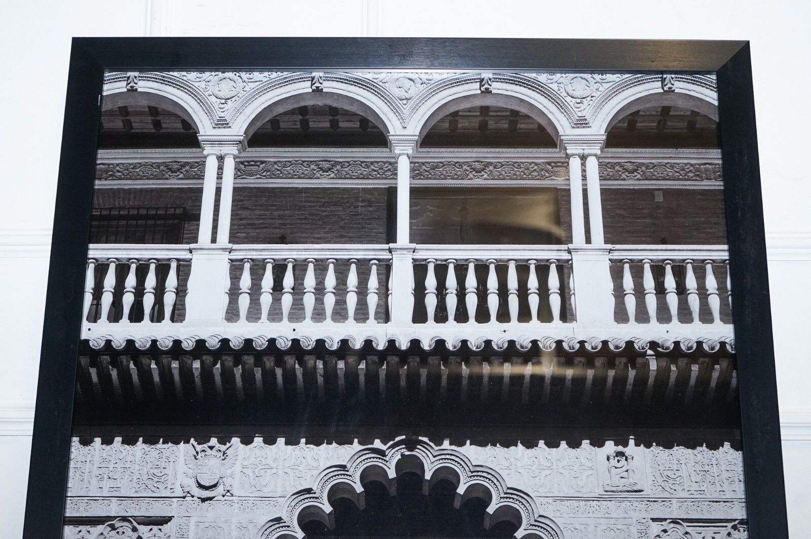 Beautiful Courtyard Of The Maidens In The Real Alcazar In Seville Picture Print photo 150.0
