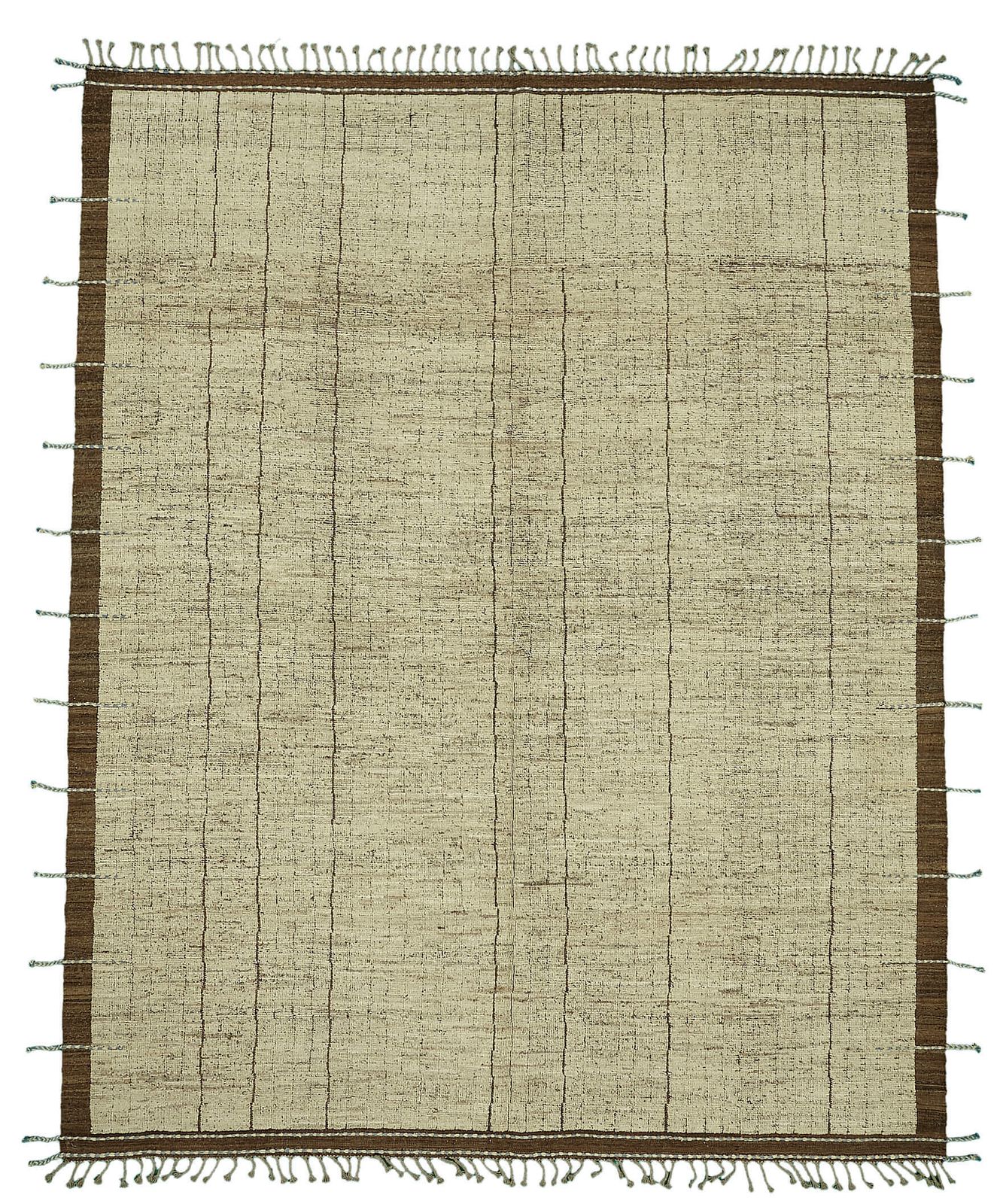 Handmade Beige Modern Tribal Rug 290 Cm X 362 Cm