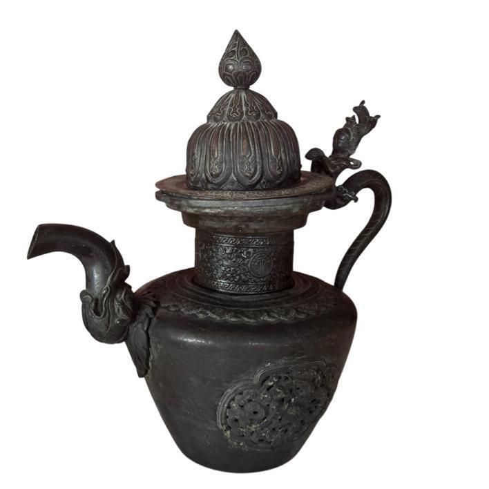 19th Century Tibetan Butter Tea Ewer photo furniture