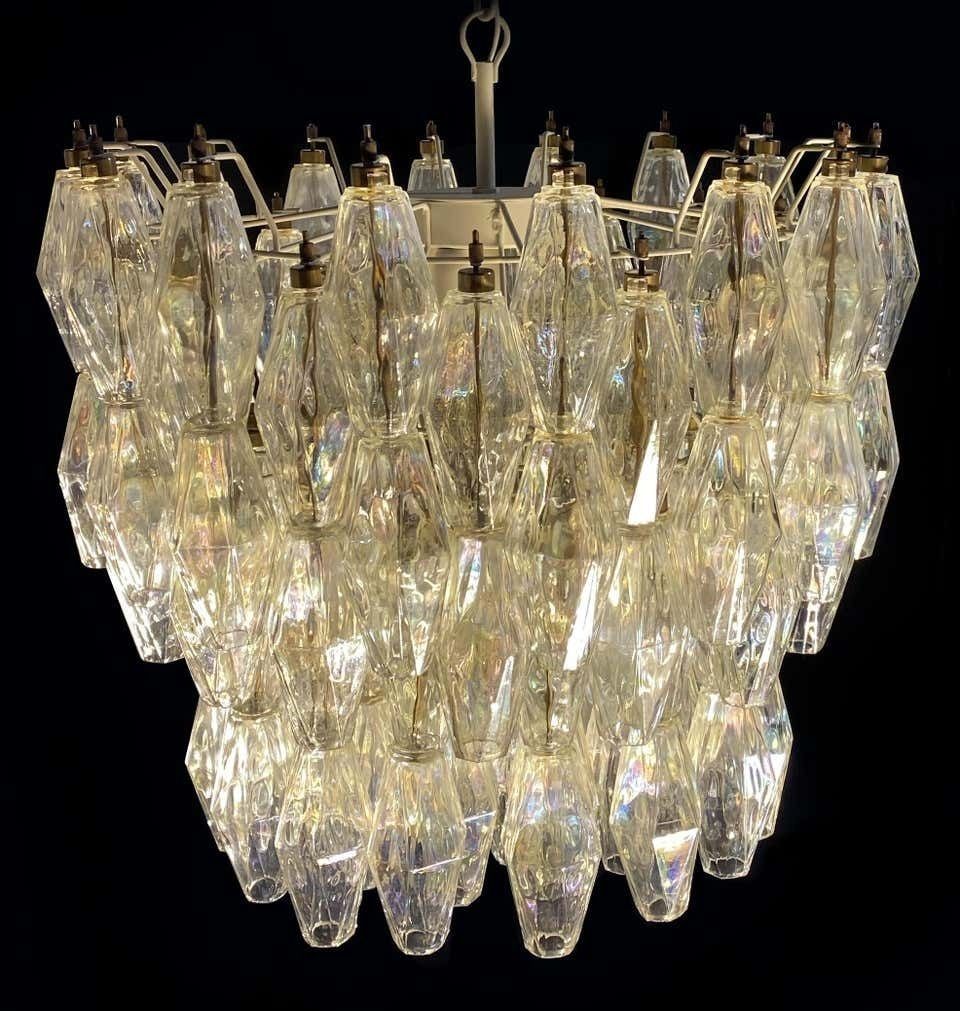 Original Poliedri Chandelier By Carlo Scarpa For Venini, Murano, 1960s photo furniture