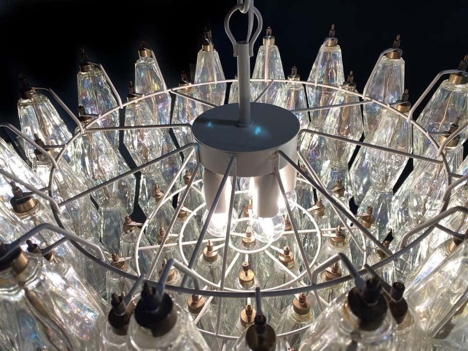 Original Poliedri Chandelier By Carlo Scarpa For Venini, Murano, 1960s photo 7269.0