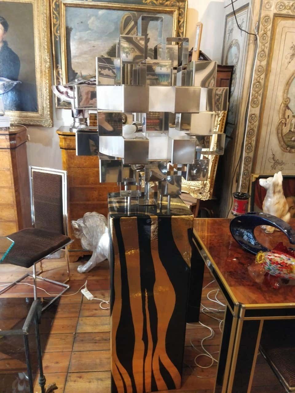 photo vinterior Luxurious Italian Floor Lamp By Antonio Meneghetti, Circa 1970