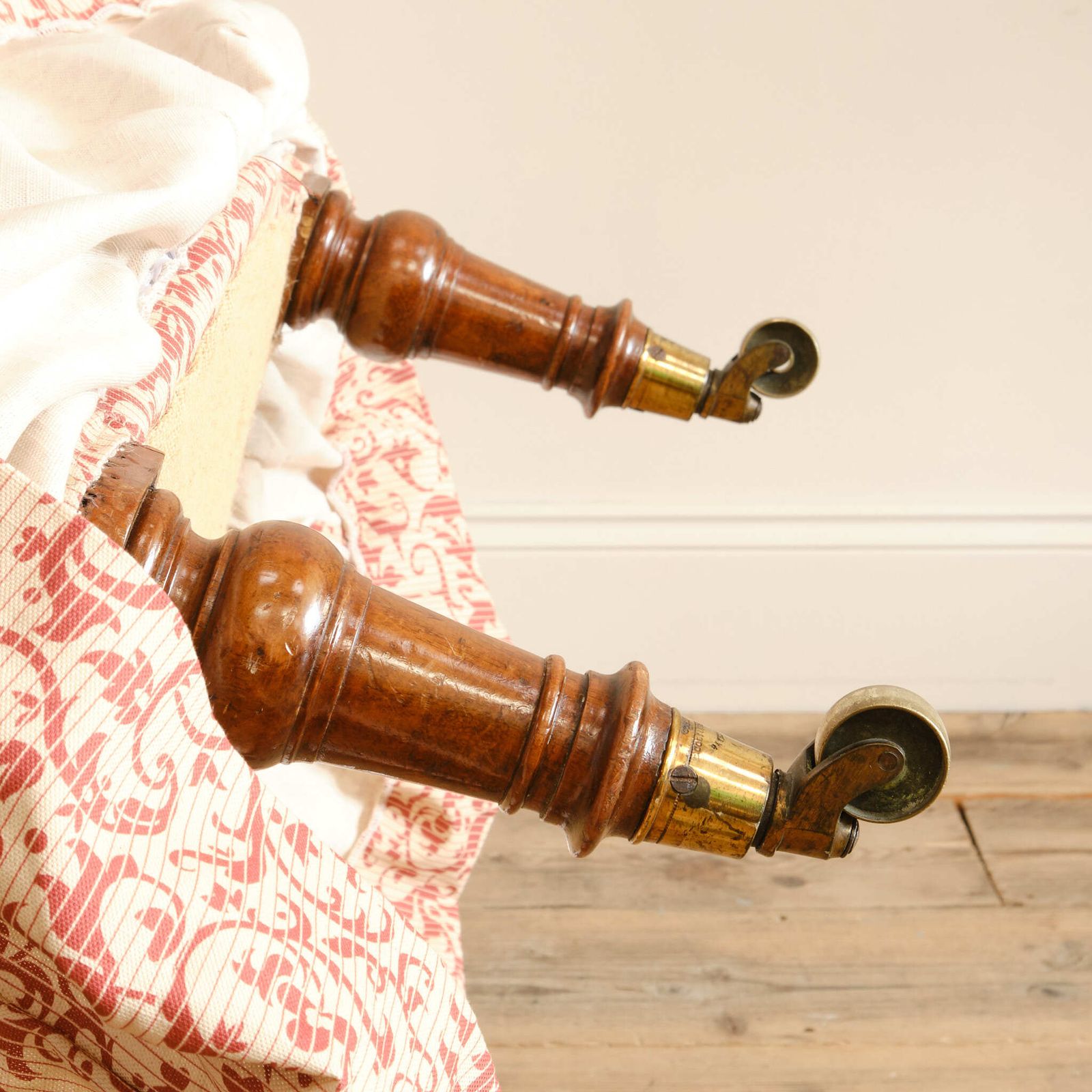 photo for sale A Large Mid 19th Century Walnut Slipper Chair C1860