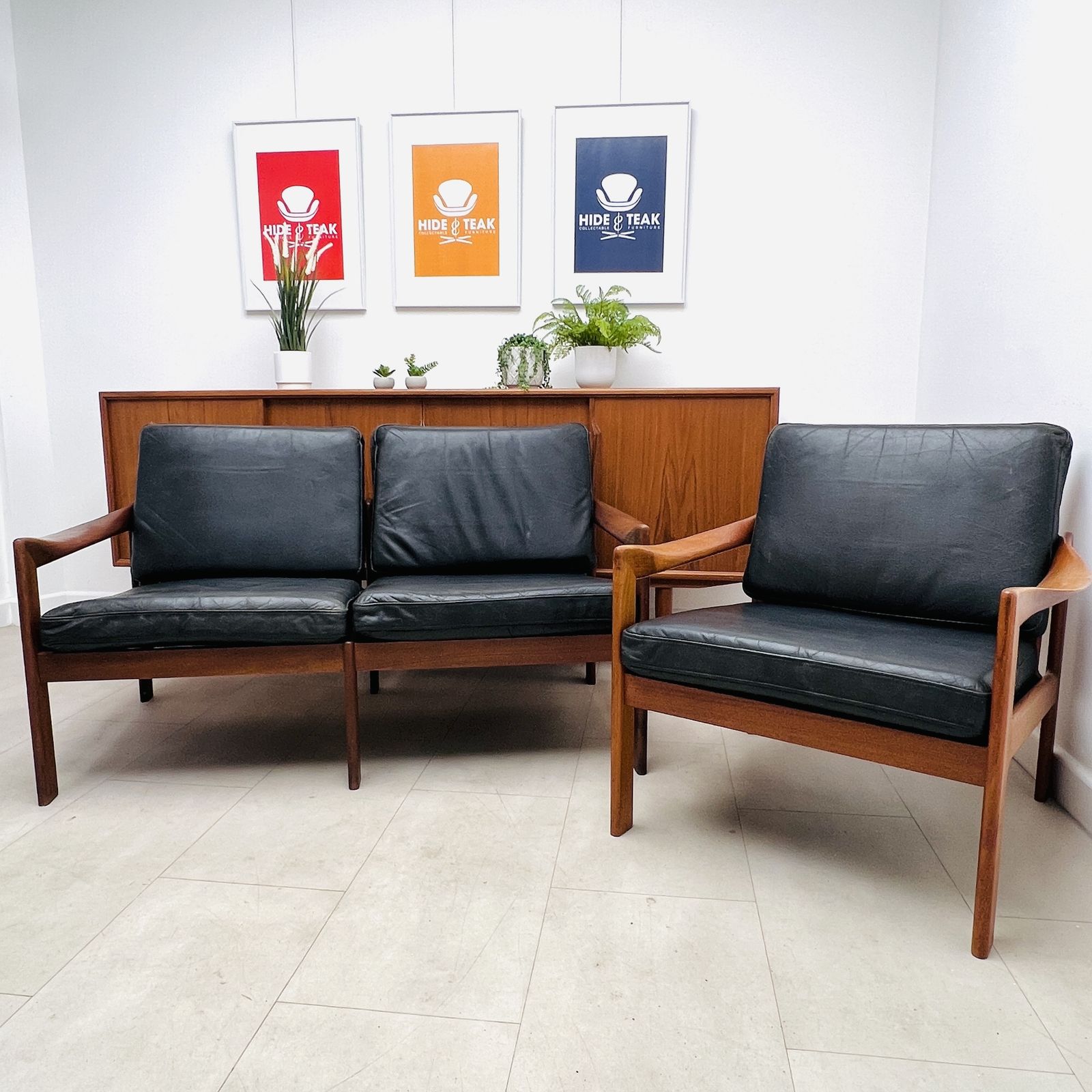 Danish Lounge Chair And Sofa By Illum Wikkelsø photo 4900.0
