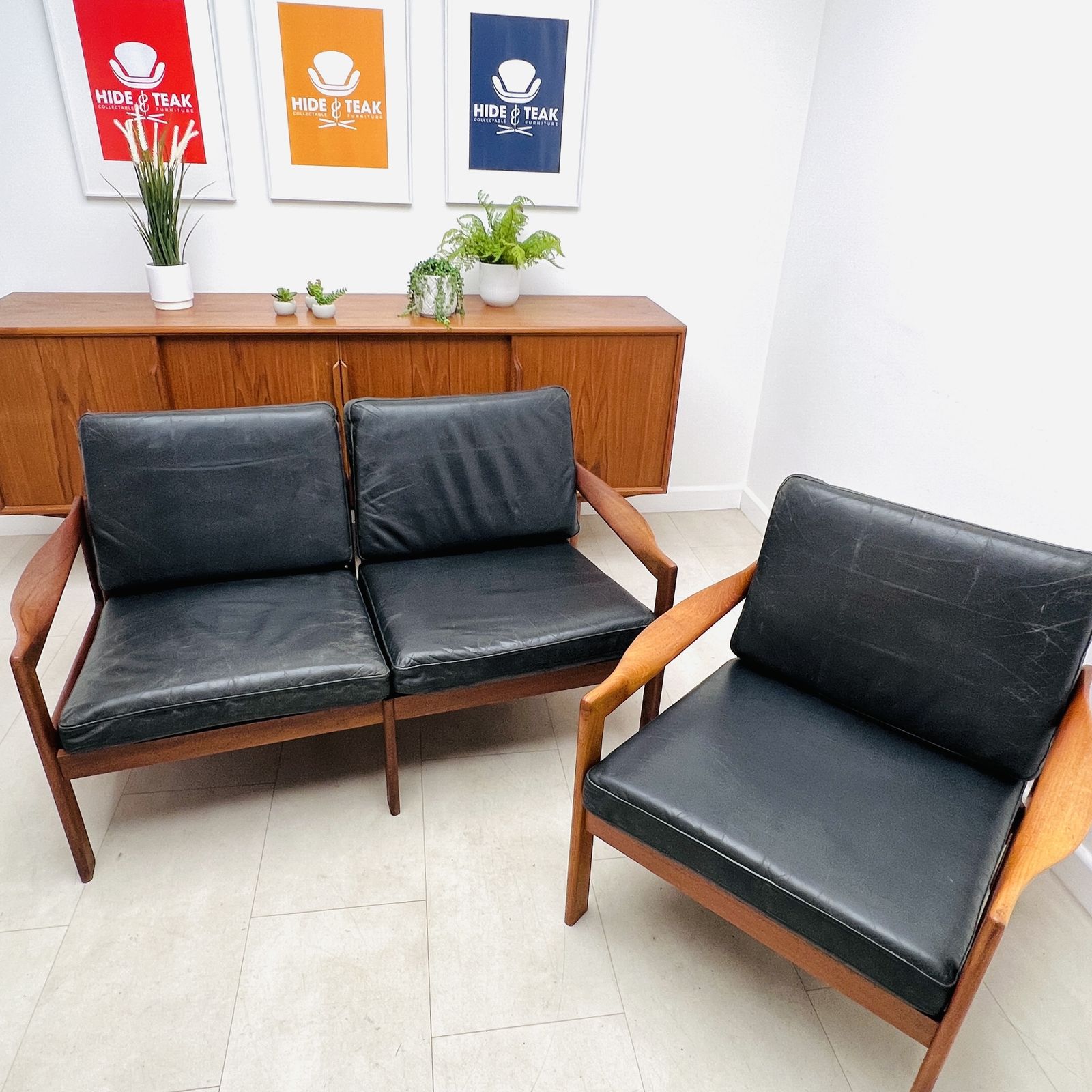 Danish Lounge Chair And Sofa By Illum Wikkelsø photo vinterior