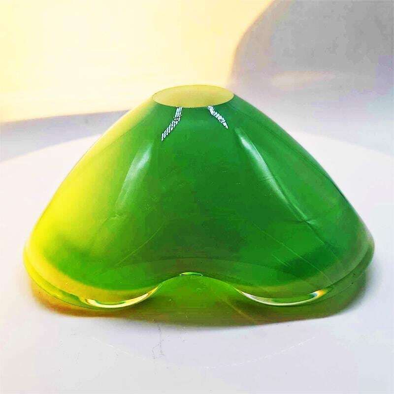 photo furniture 1960s Big Ashtray Or Catch All In Murano Glass By Flavio Poli For Seguso.   Made In Italy.