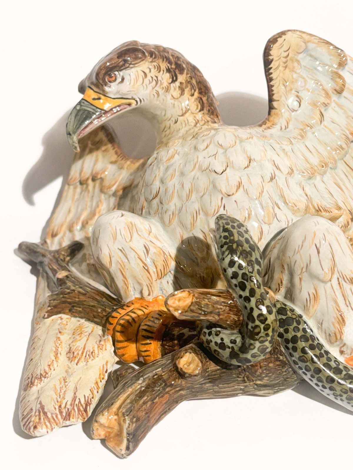 Ginori Ceramic Wall Flower Shelf   Eagle Shaped Shower photo furniture