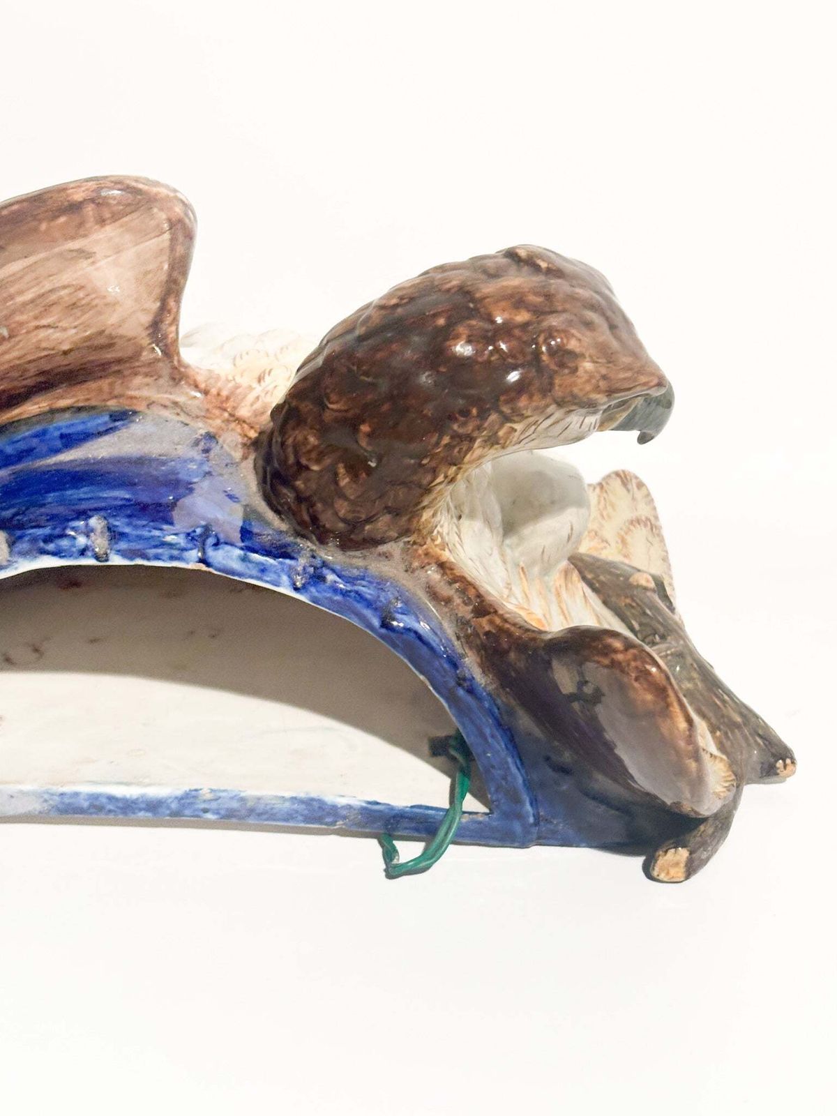 photo for sale Ginori Ceramic Wall Flower Shelf   Eagle Shaped Shower