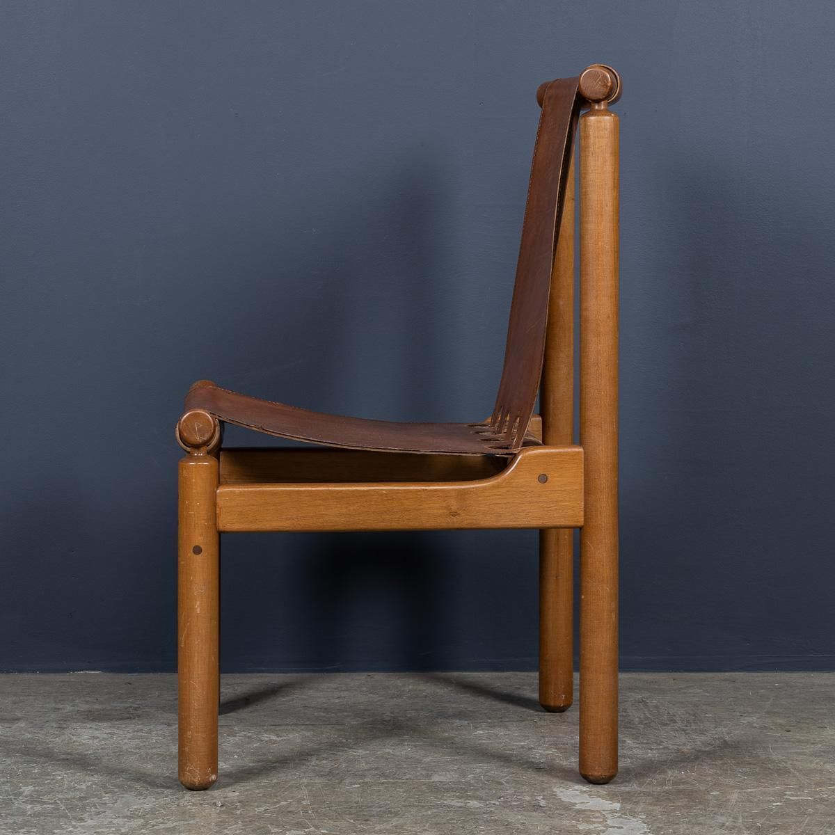 A Superb 20thc Set Of Eight Ilmari Tapiovaara Leather Dining Chairs C.1950 photo buy